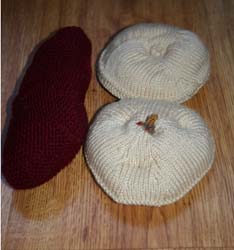 Knitted Liver and two boobs