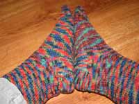 Upside Down Socks